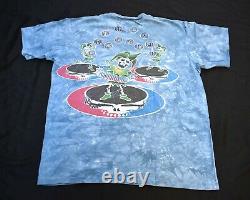 Vtg 1994 Grateful Dead tour tie dye batik T shirt jester the mountain stealie XL