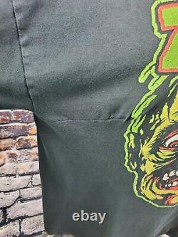 Vtg 1999 Rob Zombie Bring Out Your Dead Graphic Trashed Shirt Sz XL