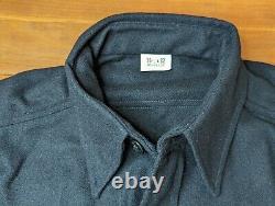 Vtg 60s US Navy CPO Wool Shirt Med 15.5X32 Genuine Original Dead Stock NWOT RARE
