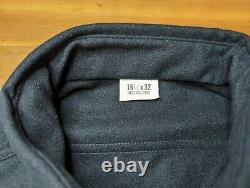 Vtg 60s US Navy CPO Wool Shirt Med 15.5X32 Genuine Original Dead Stock NWOT RARE