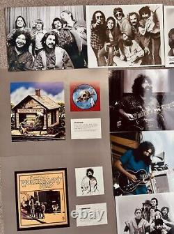 Vtg 70s 80s Grateful Dead Jerry Garcia Photo Memorabilia Lot Postcards More