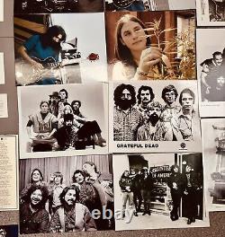 Vtg 70s 80s Grateful Dead Jerry Garcia Photo Memorabilia Lot Postcards More