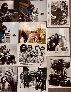 Vtg 70s 80s Grateful Dead Jerry Garcia Photo Memorabilia Lot Postcards More