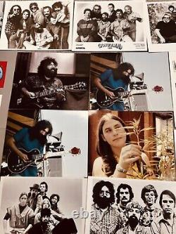 Vtg 70s 80s Grateful Dead Jerry Garcia Photo Memorabilia Lot Postcards More