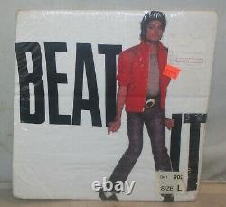 Vtg 84 Michael Jackson Beat It Concert Tour T Shirt sz L Deadstock Screen Stars