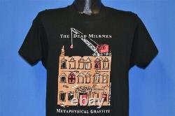 Vtg 90s DEAD MILKMEN METAPHYSICAL GRAFFITI 1990 PUNK ROCK BAND PHILLY t-shirt M