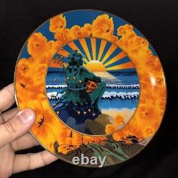 Vtg 90s Grateful Dead Stanley Mouse Hamilton Collection Plate Lot Of 7x 24k RARE