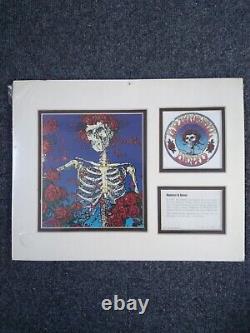 Vtg Grateful Dead STANLEY MOUSE Skeleton & Roses Garcia 1997 #d Art Print Poster