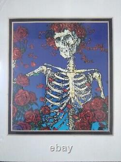 Vtg Grateful Dead STANLEY MOUSE Skeleton & Roses Garcia 1997 #d Art Print Poster