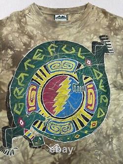 Vtg Grateful Dead T Shirt Vegas SkuLL 90s 1994 Bolt Lizard The Mountain USA L
